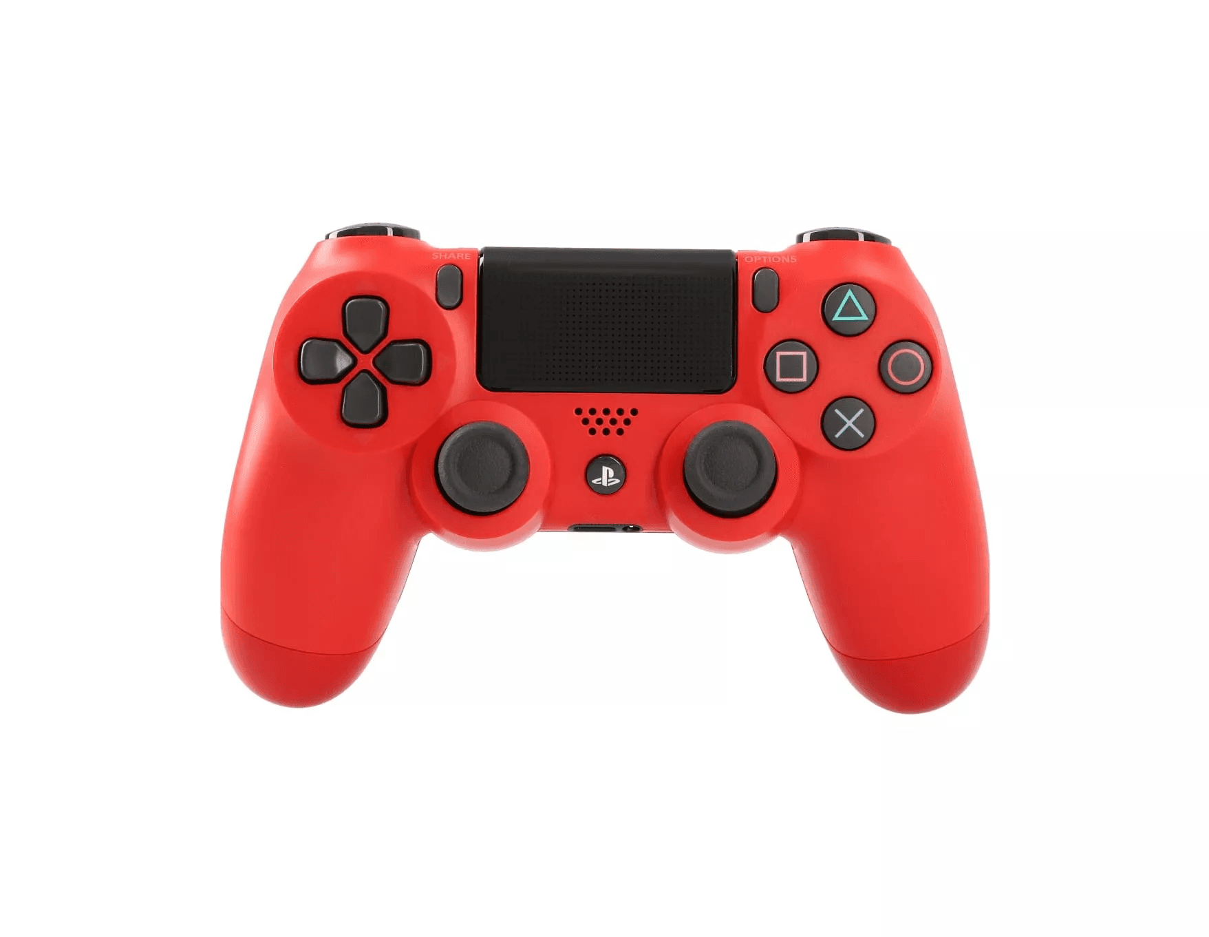 Rød PS4 DualShock-kontroller