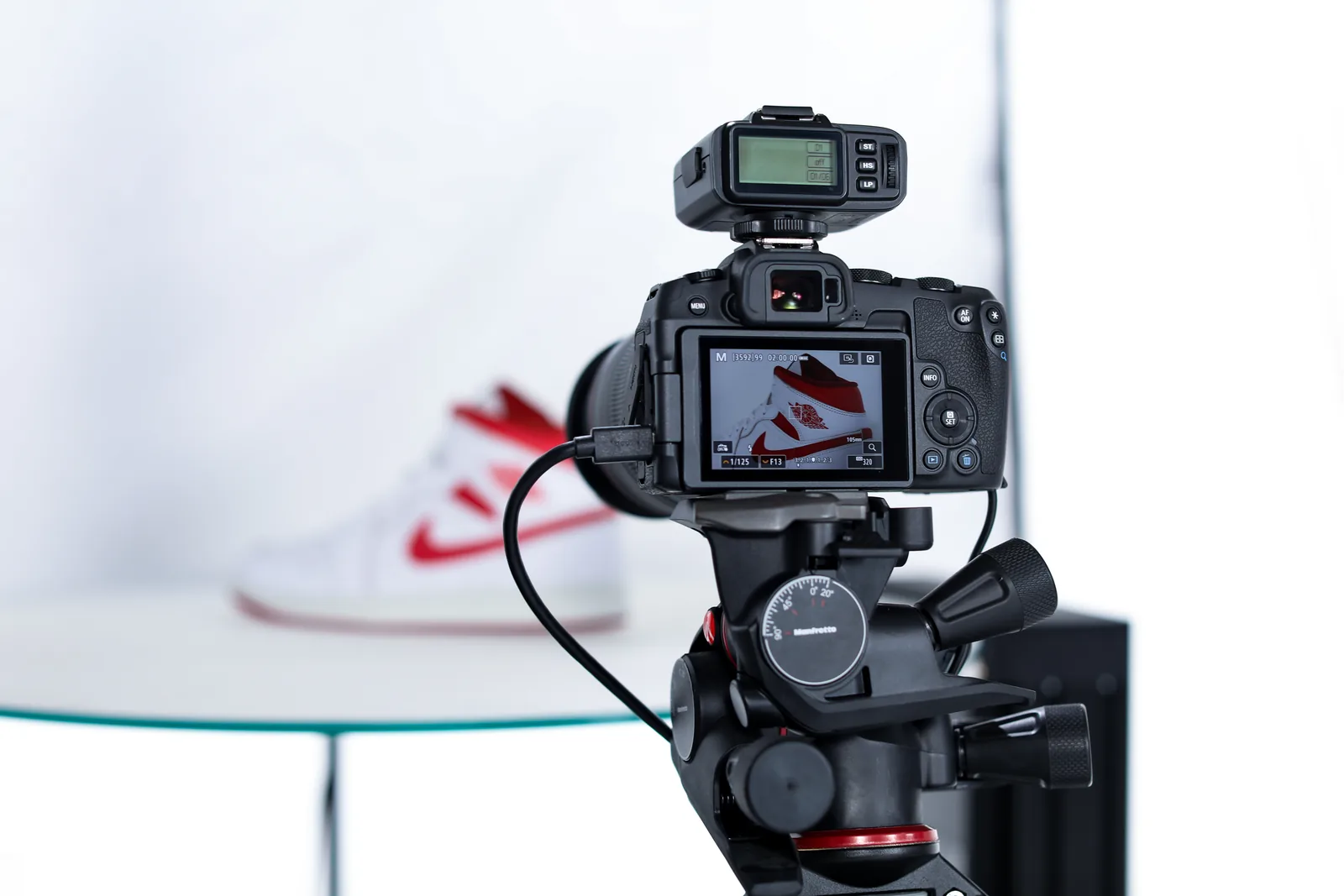 Ethvert studiooppsett med Canon-kamera