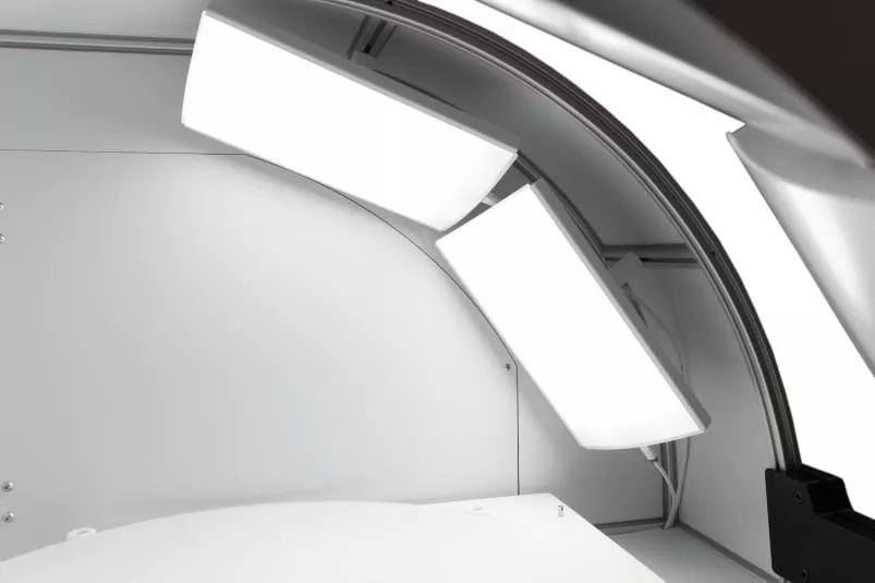 Kraftige LED-lys på Alphashot 360