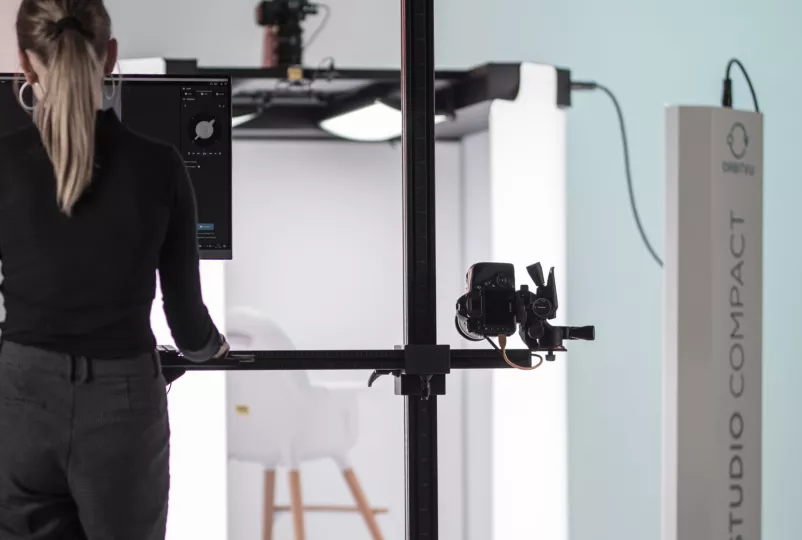 Kameraposisjonering på Alphastudio Compact