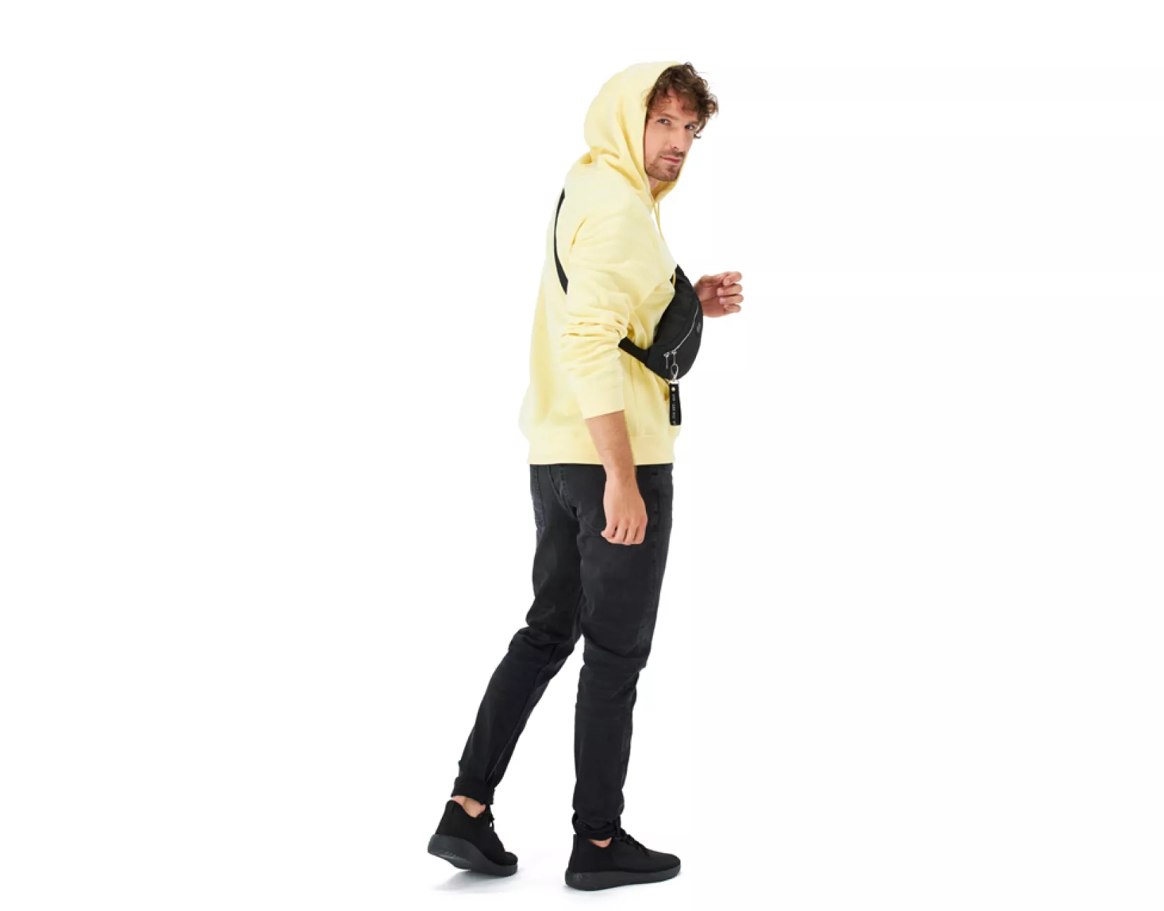 Motevideo av menn i street style