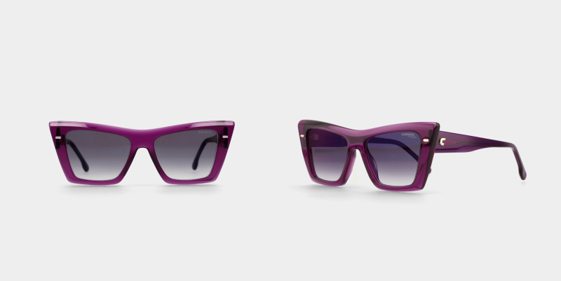 two shots of sunglasses