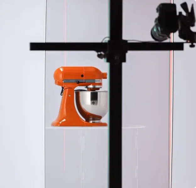 Produktbilde av oransje KitchenAid-kjøkkenmikser