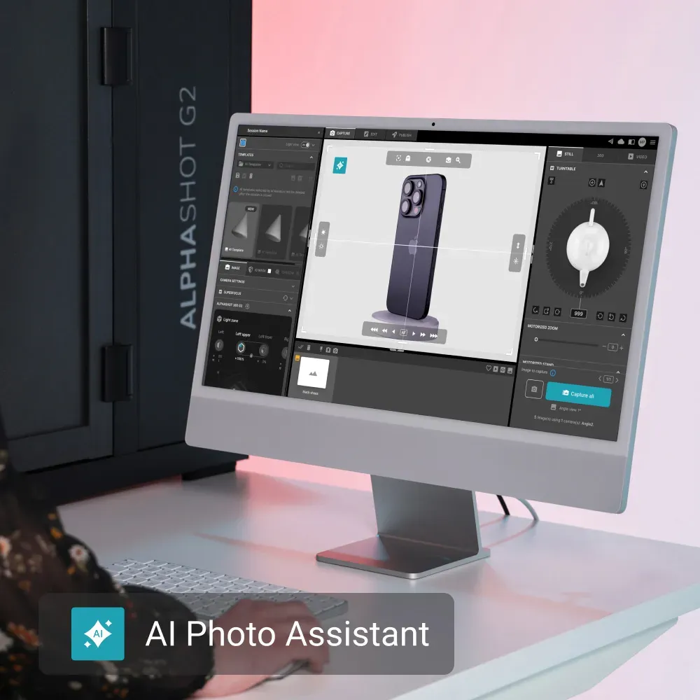Alphashot Pro G2 med AI Photo Assistent